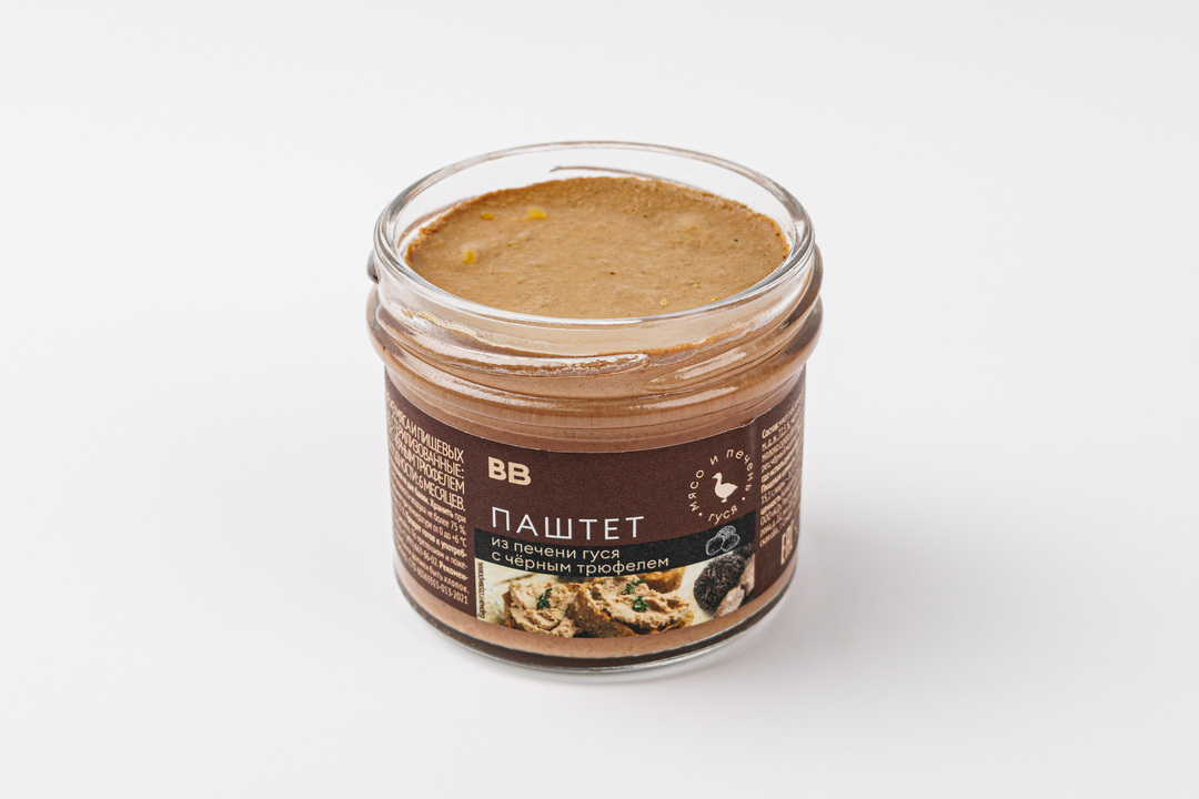 

Паштет из печени гуся с черным трюфелем 100 г