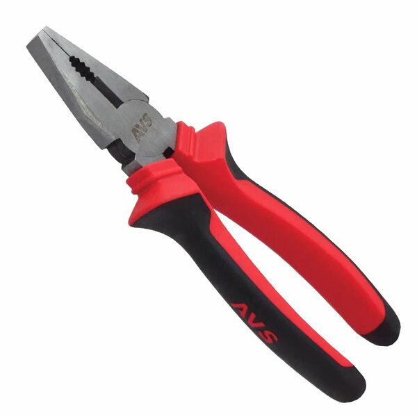 Пассатижи AVS Tools PST0160, хром-ванадиевая сталь, двухкомпонентные рукояти, 160мм