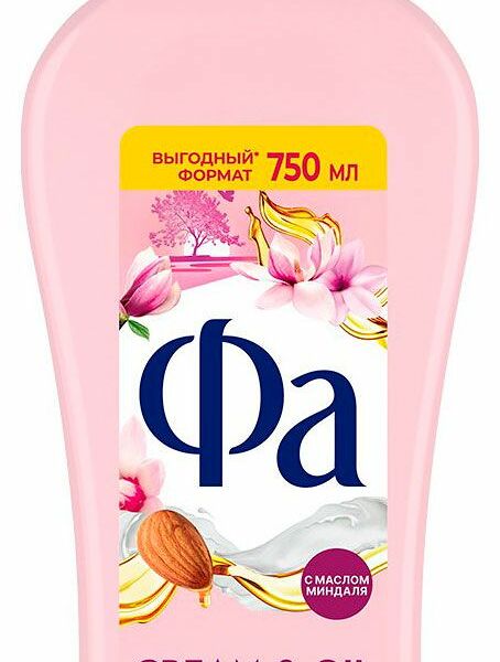 Крем-гель для душа Fa Cream&Oil Магнолия 750 мл