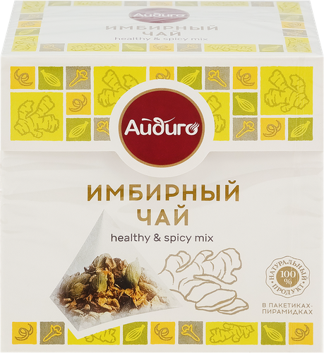 

Чай травяной Айдиго Имбирный 12 пак. 36 г