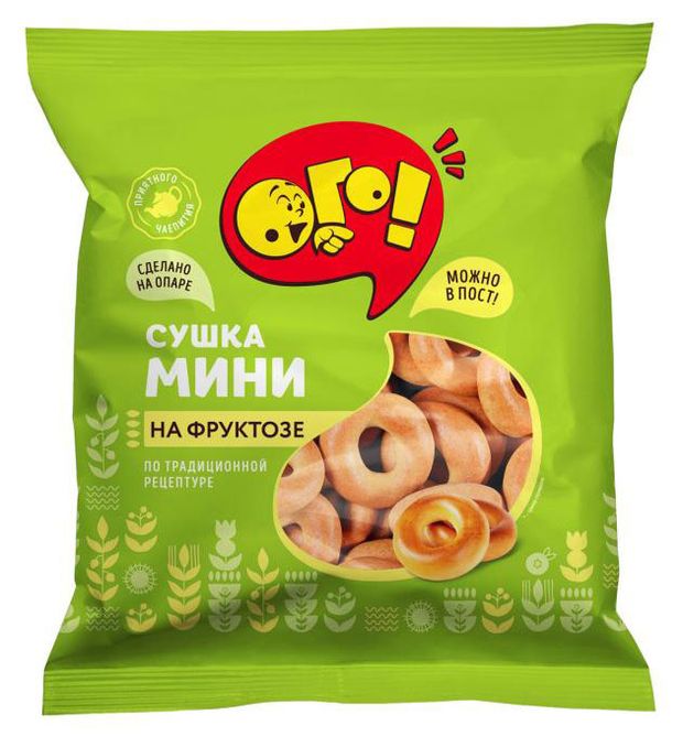 

Сушка Ого! мини на фруктозе 175г