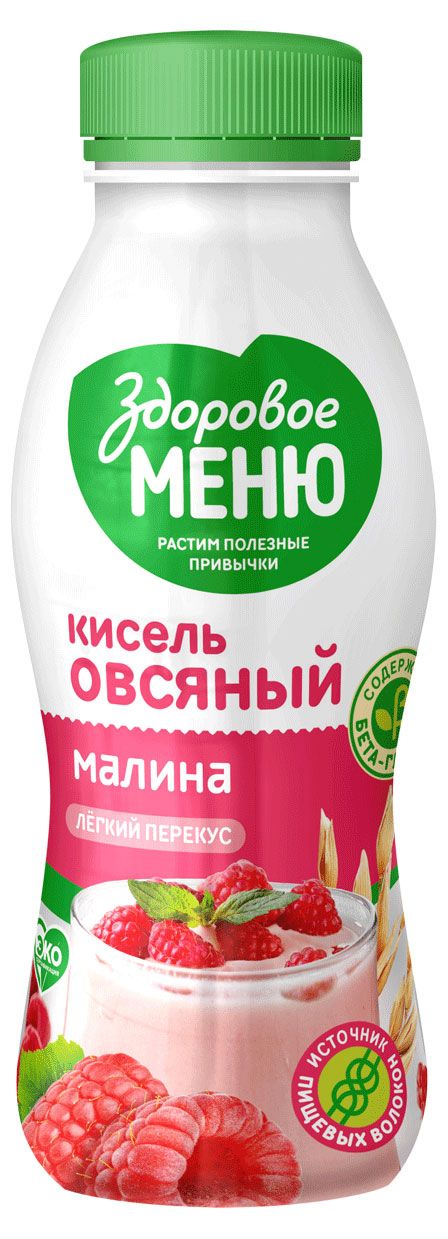 

Овсяный кисель Здоровое меню Малина 250 мл