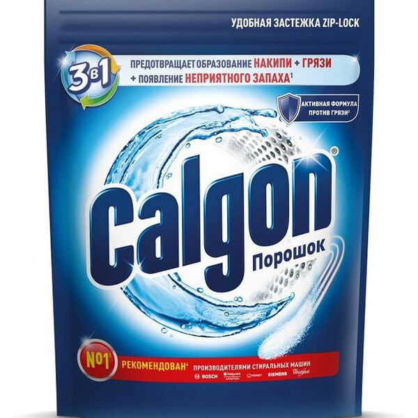 Средство для стиральной машины Calgon 3в1 для смягчения воды и предотвращения образования накипи 1.5 кг