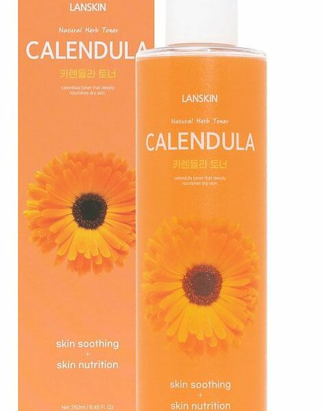 LANSKIN Тонер для лица с экстрактом календулы успокаивающий, 250 мл