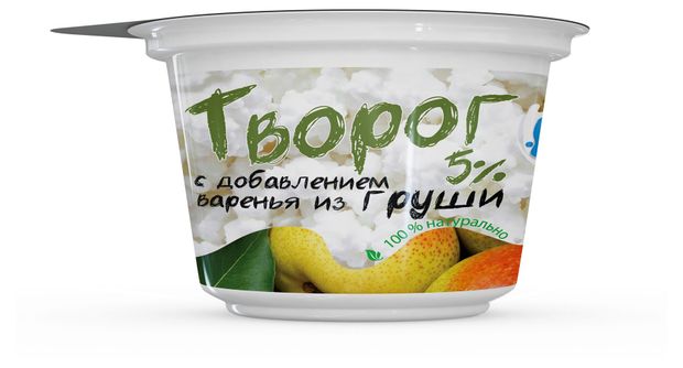 

Творог Кубарус с добавлением варенья из груши 5% 120 г