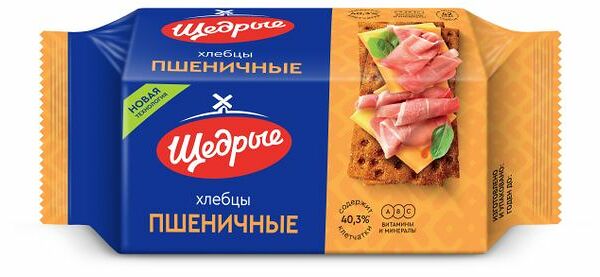 Хлебцы Щедрые пшеничные 100 г
