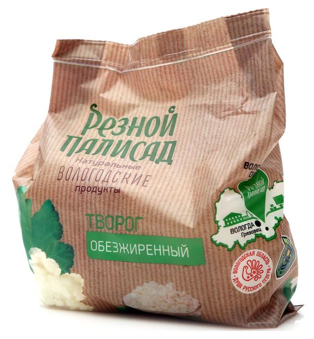 

Творог обезжиренный Резной Палисад 1.8% 400 г
