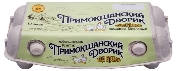 

Яйцо куриное Примокшанский дворик С1 10 шт. цвет яиц в ассортименте