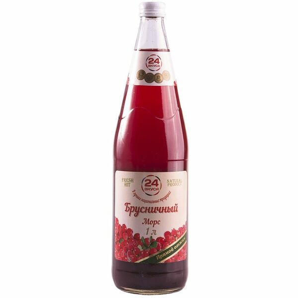 Морс брусничный, 1л