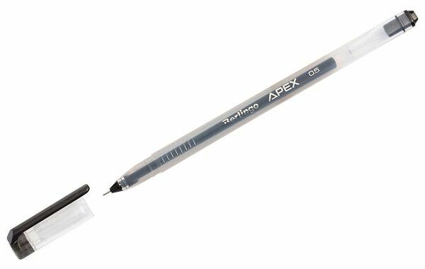 Ручка гелевая berlingo Apex черная 0,5 мм