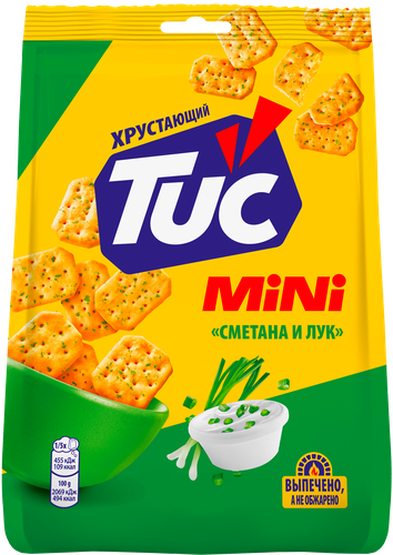 

Крекеры TuC Mini Сметана и лук 110 г
