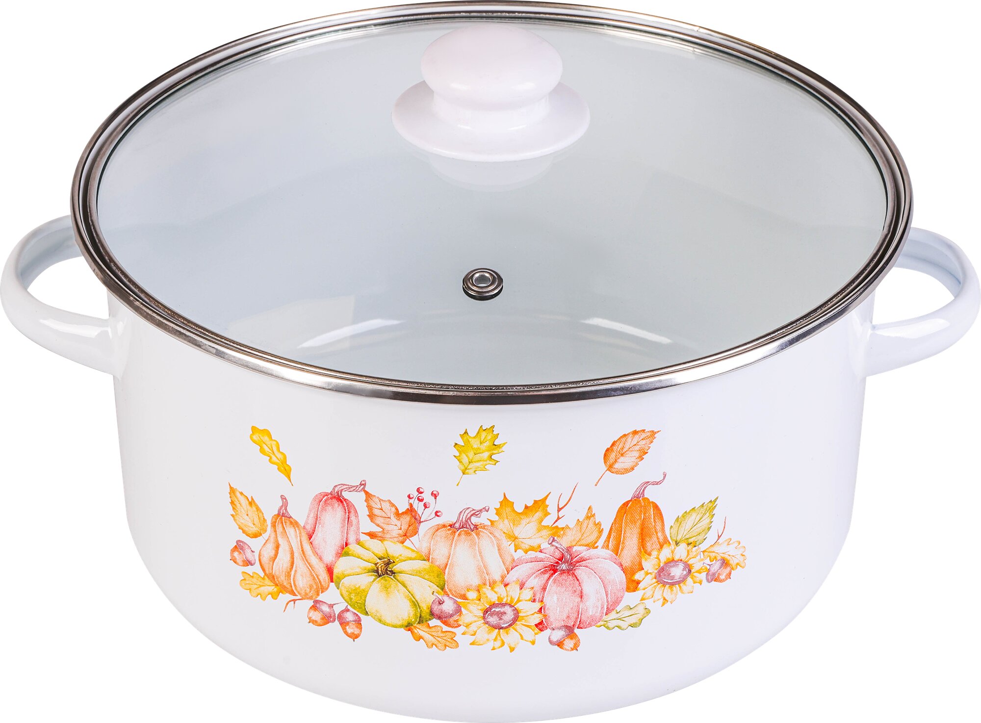 

Кастрюля HOMECLUB Enamel, деколь, в ассортименте дизайн, 4.8л