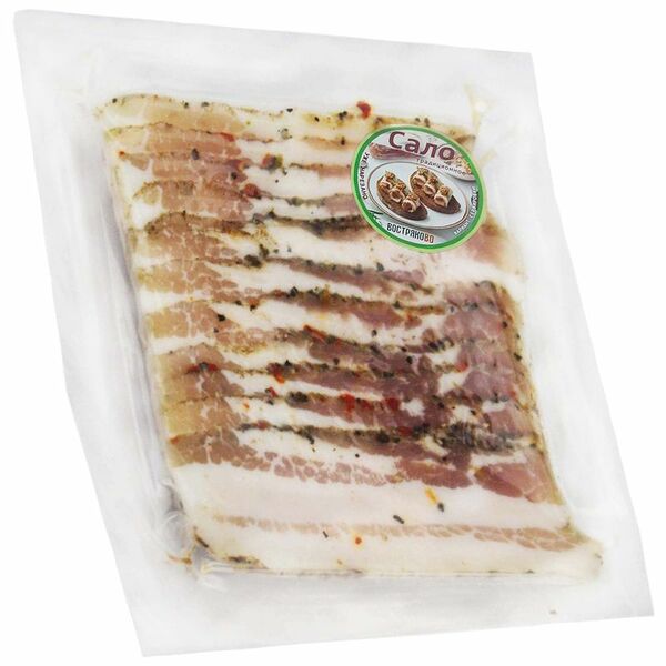Сало Востряково Традиционное из шпика свиного соленое категории Д, 100г