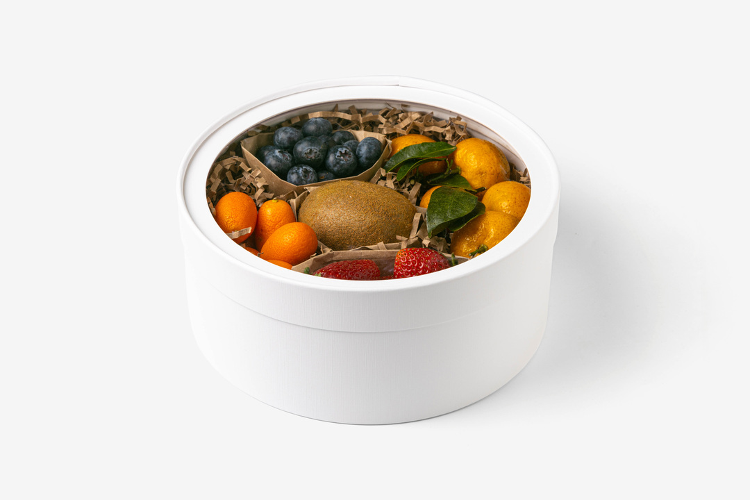 

Подарочный набор Фруткорт Цитрусовый заряд с киви 620 г