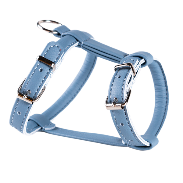 Шлейка круглая для собак Аркон Candy, обхват шеи 27-35 см, обхват груди 37-45 см, голубая