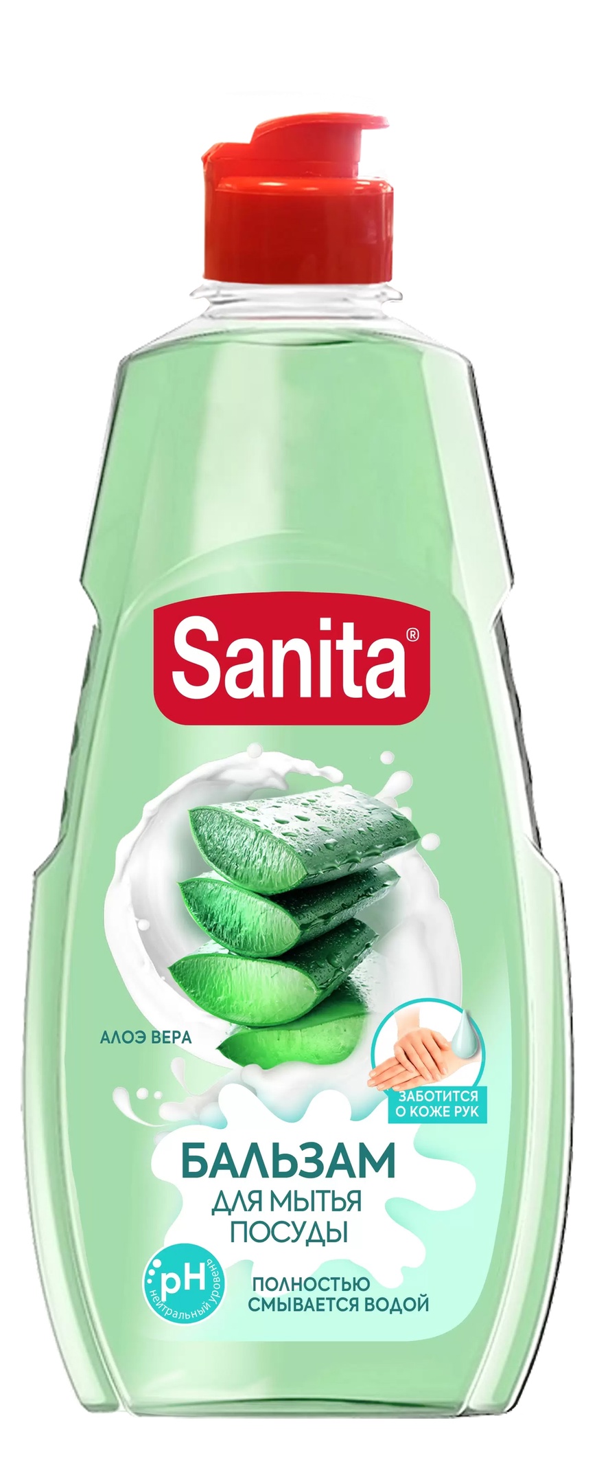 

Бальзам для мытья посуды Sanita Pure Алоэ Вера 450 г