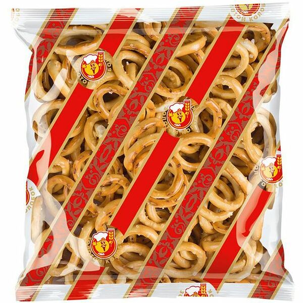 Колечки Золотой колобок Золотые с солью 200 г