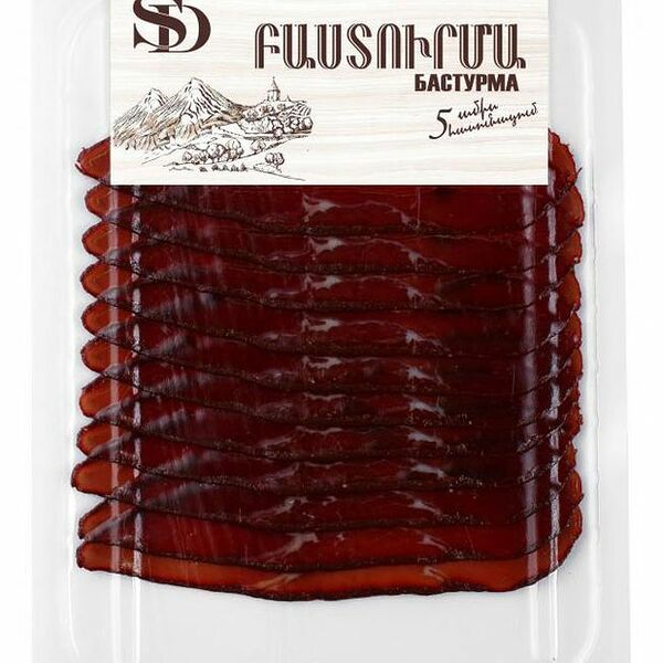 Бастурма мраморная из свинины ТМ Сытный Дом 