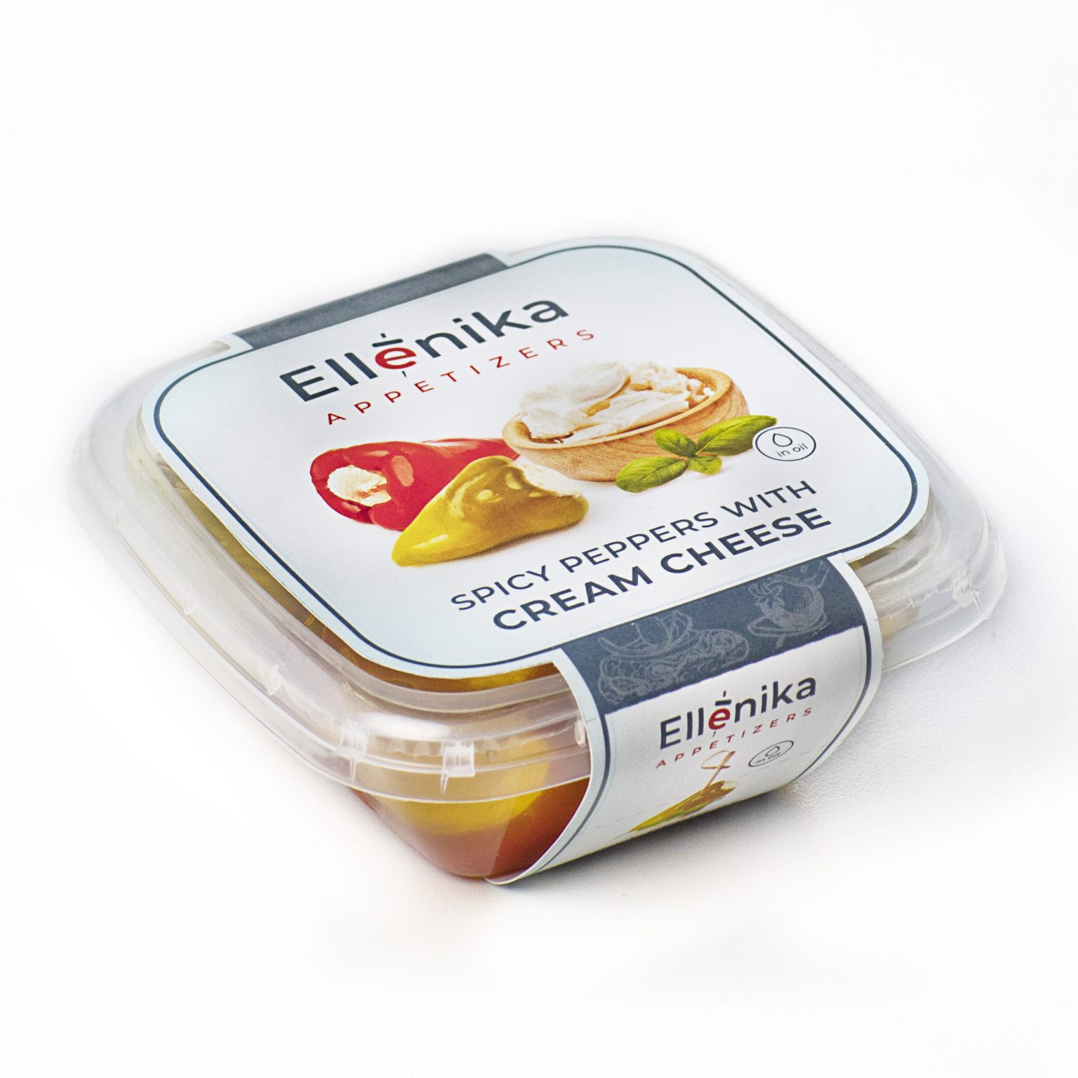 

Перчики острые Ellenika фаршированные сливочным сыром 130 г