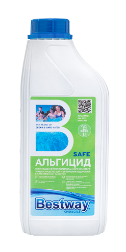 

Альгицид для бассейна Bestway Chemicals Непенящийся,против водорослей 1 л