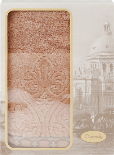 

Полотенце Cleanelly Basic Motivi Veneziani 100х140 см, Арт. ПЦС-64011-3692 (2809)