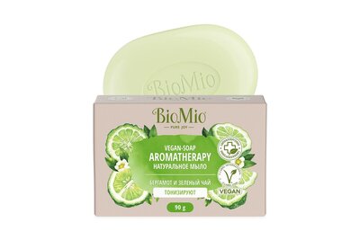 Мыло натуральное BioMio Ароматерапия (Aromatherapy) бергамот зеленый чай 90 г