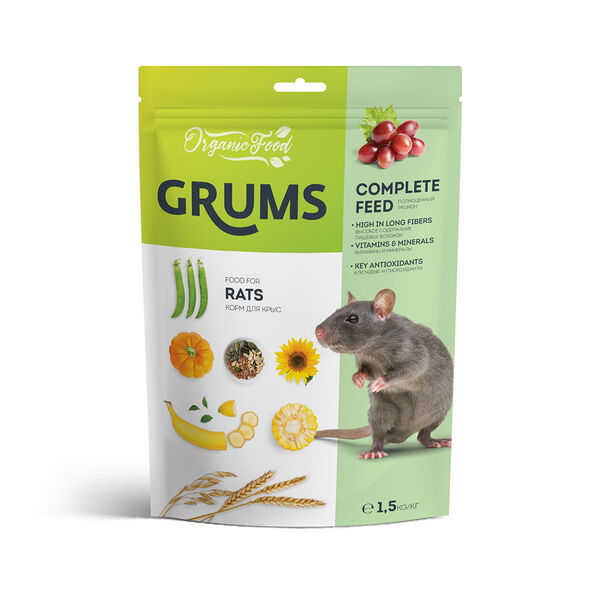 Корм Grums для крыс 1.5 кг