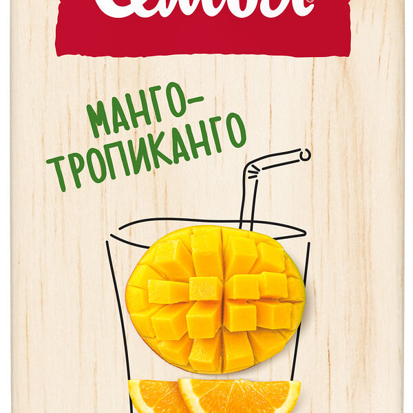 Напиток сокосодержащий Моя семья манго-тропиканго 1.93 л
