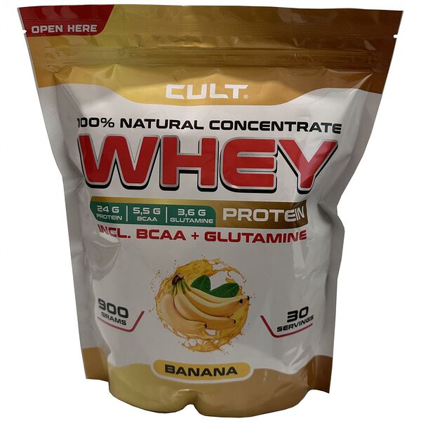 Cult Whey Protein 80 банан 900 г