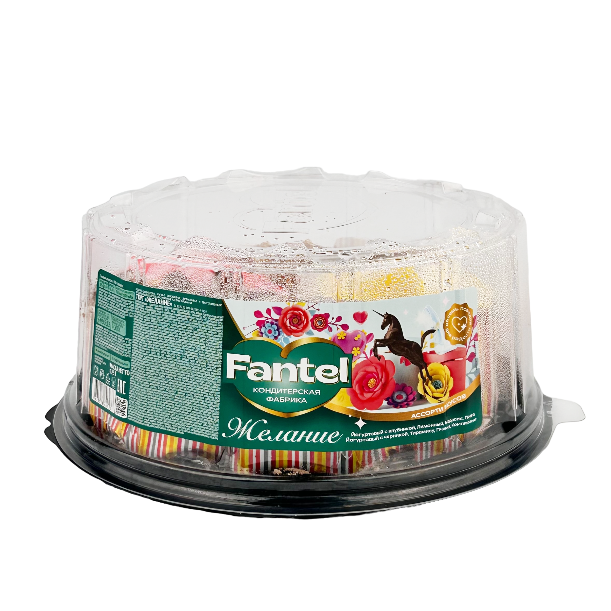 

Торт Fantel Желание Ассорти вкусов 625 г