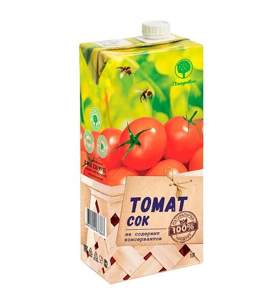 Сок Плодовое Томатный 1 л