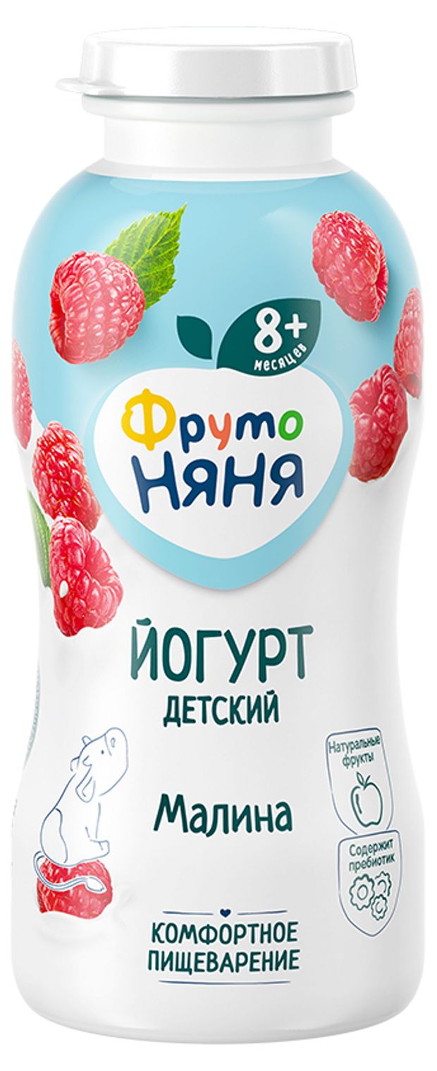 

Йогурт ФрутоНяня Малина с 8 месяцев 2.5% 200 г