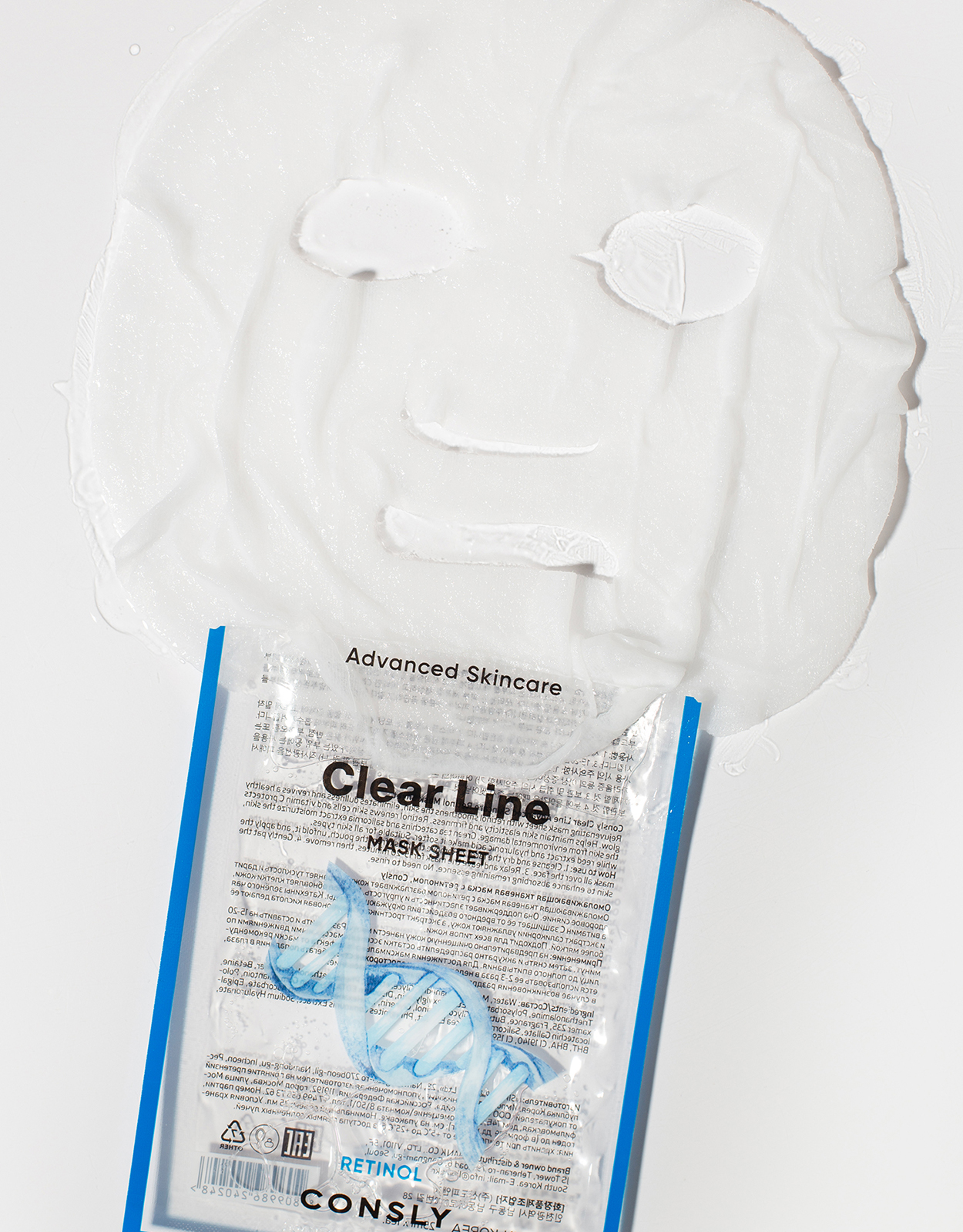 

Омолаживающая тканевая маска Consly Advanced Skincare Clear Line Retinol Mask Sheet с ретинолом 25 мл