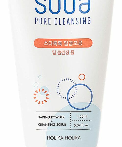 Пенка Holika Holika для всех типов кожи лица Soda Tok Tok Clean Pore глубоко очищающая, 150 мл
