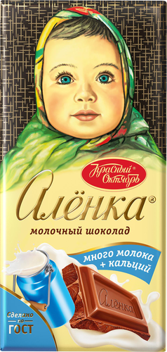 

Шоколад молочный Красный Октябрь Алёнка Много молока 75 г