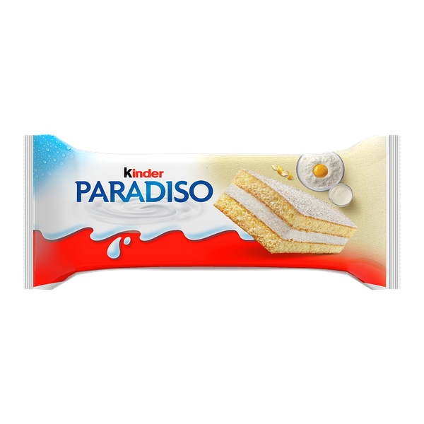 Пироженое бисквитное Kinder Paradiso с молочной начинкой и лимонной ноткой, 29 г