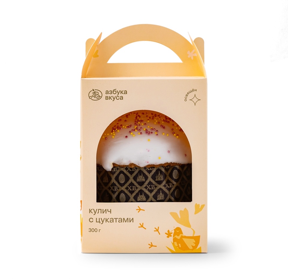 

Кулич с цукатами «Азбука вкуса» 300 г