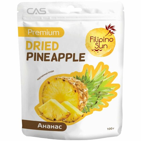 Сушеный ананас Filipino Sun 100 г
