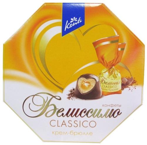 

Конфеты Konti Belissimo Classico Крем-брюле 255 г