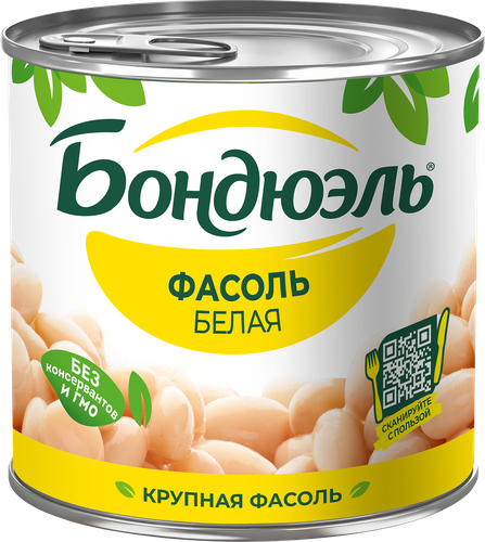

Фасоль белая Бондюэль 400 г