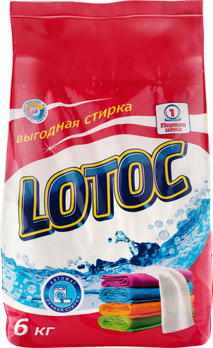 Стиральный порошок Лотос Новый автомат+ручная стирка 6000 г