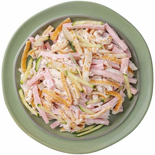 Салат Перекрёсток из курицы с блинчиками вес