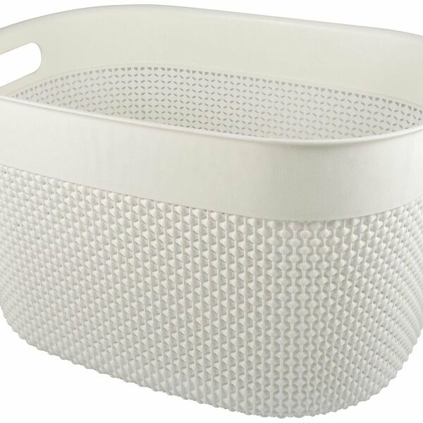 Корзина Plast Team Oslo полипропилен молочная 221х284х380 мм 18 л