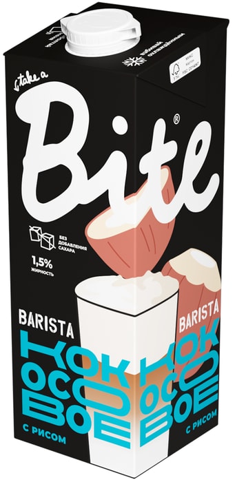 

Напиток рисово-кокосовый Take a Bite Barista 1 л