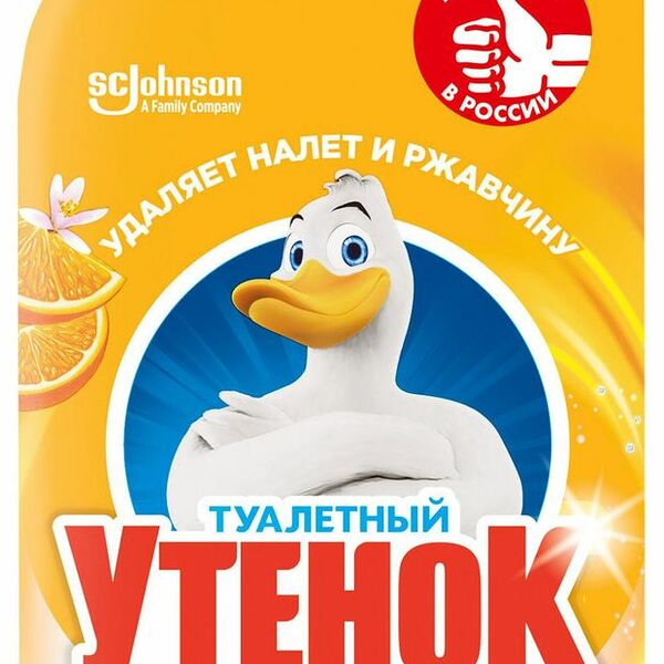 Чистящее средство для унитазов Туалетный Утенок цитрус 500 мл