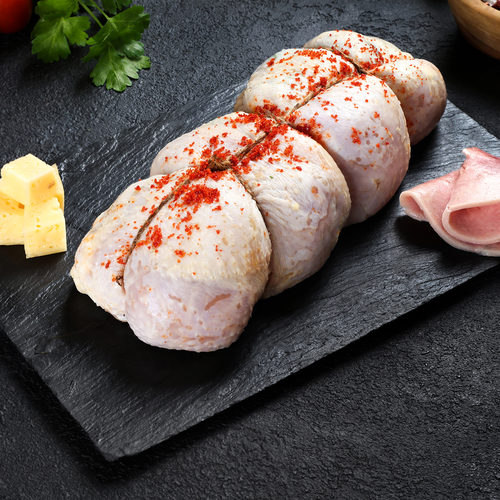 

Рулет куриный Лента Fresh с ветчиной и сыром полуфабрикат охлажденный