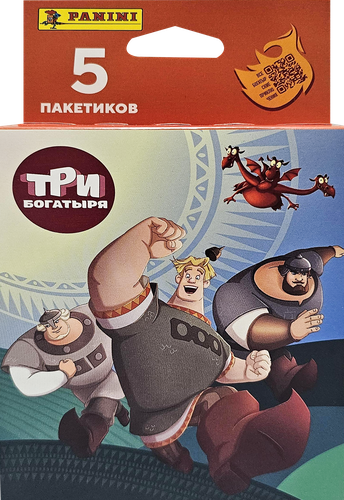 

Блистер с наклейками Panini Три богатыря