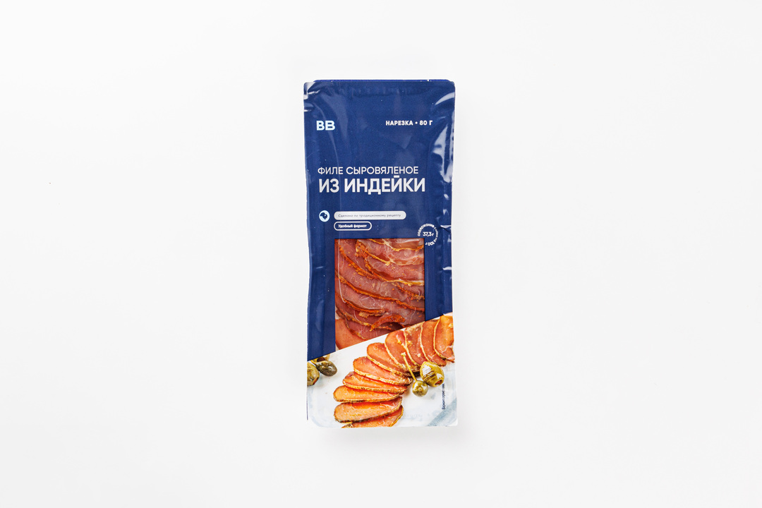 

Филе ВкусВилл индейки сыровяленое, нарезка, 80 г