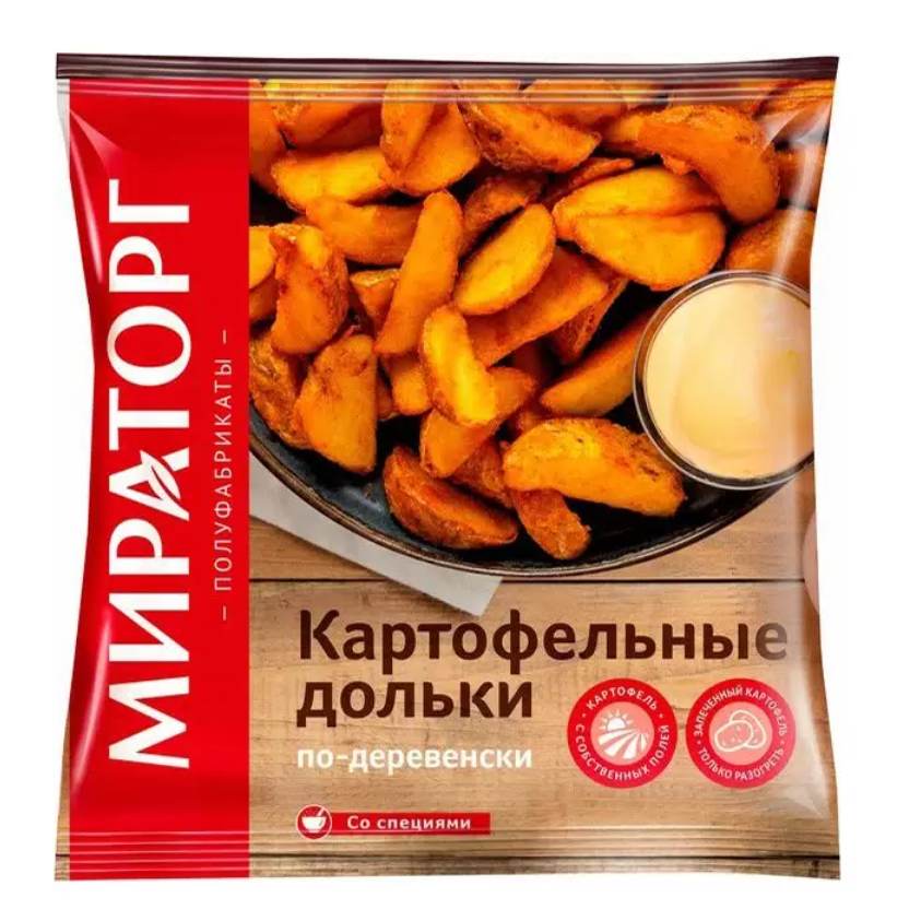 

Картофельные дольки Мираторг с кожурой по-деревенски 400 г