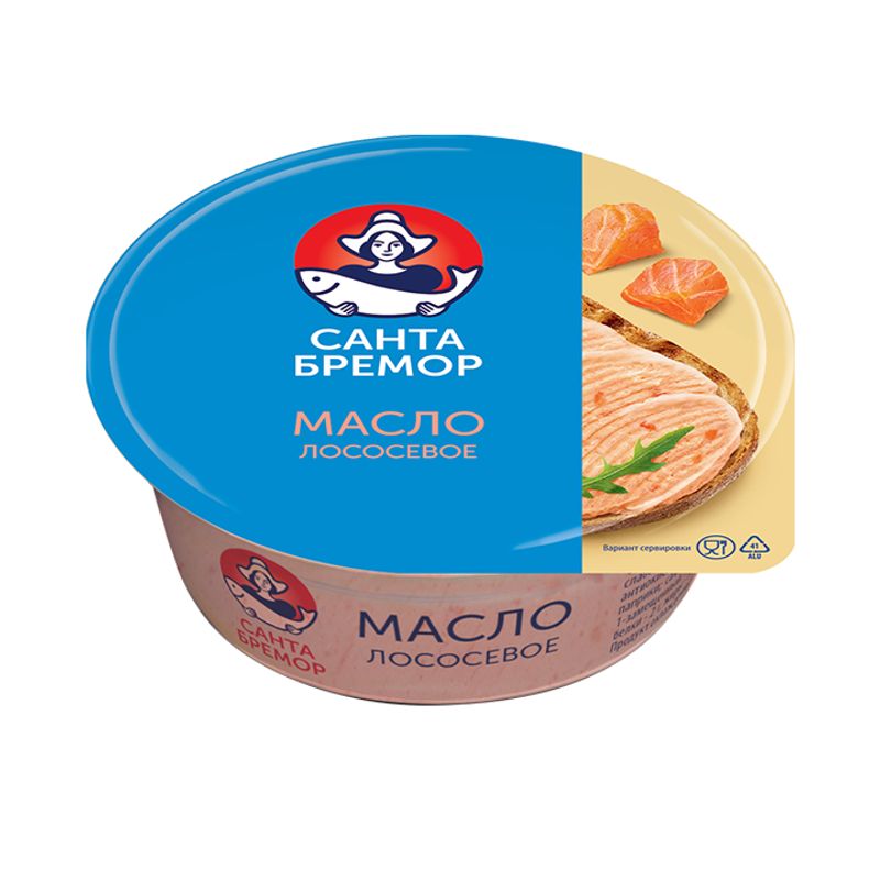 

Масло бутербродное Санта Бремор лососевое 100 г